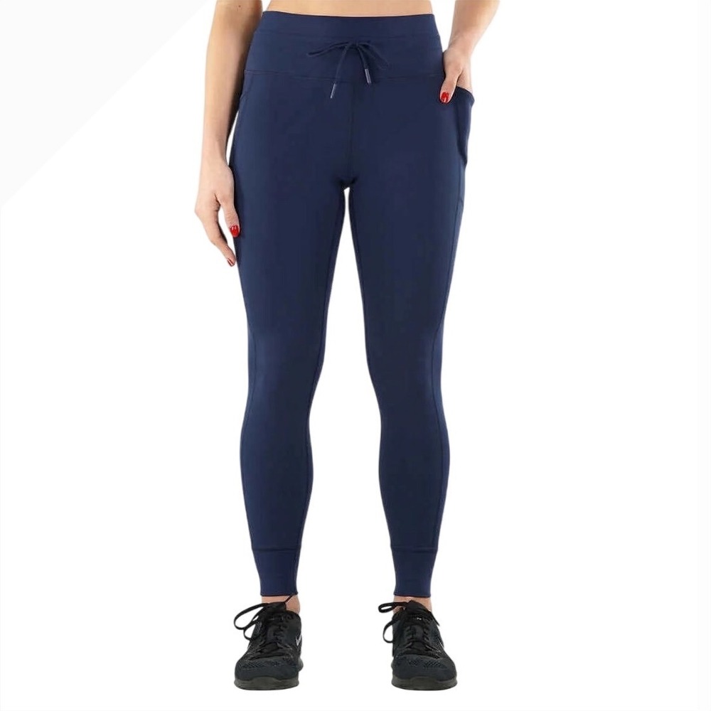 Spyder Active Navy Blue Athletic Leggings‎ Joggers Pants Womens S Pockets